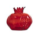 DecorBites™ Glass Pomegranate Flower Vase Home Decor