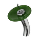 DecorBites™ Glass Rocker Handle Basin Faucet, Waterfall Mixer Taps, Chrome Finish