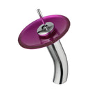 DecorBites™ Glass Rocker Handle Basin Faucet, Waterfall Mixer Taps, Chrome Finish