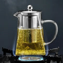 DecorBites™ Glass Tea Pot: High Quality Heat Resistant Kung Fu Tea Set