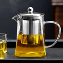DecorBites™ Glass Tea Pot: High Quality Heat Resistant Kung Fu Tea Set