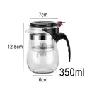 DecorBites™ Glass Tea Set with Infuser, Pu Erh Kettle, Gaiwan Pots - 900ml