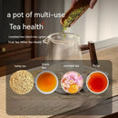 DecorBites™ Glass Teapot for Home & Restaurant Brewing - Transparent High Borosilicate Material