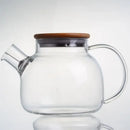 DecorBites™ Glass Teapot with Infuser for Tea Brewing - 1000ml Heat Resistant Water Pot