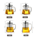 DecorBites™ Glass Teapot with Stainless Steel Infuser