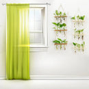 DecorBites™ Glass Wall Hanging Planters with Wooden Holder