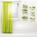 DecorBites™ Glass Wall Hanging Planters with Wooden Holder