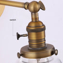 DecorBites™ Glass Wall Lamp Antique Bronze E26 E27 for Living Room Bedroom Aisle Lighting