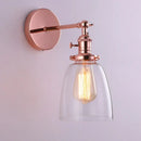 DecorBites™ Glass Wall Lamp Antique Bronze E26 E27 for Living Room Bedroom Aisle Lighting