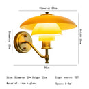 DecorBites™ Glass Wall Lamp Danish Design Chrome Light E27 for Home Decor & Living Room