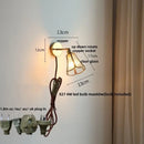 DecorBites™ Glass Wall Light Sconce Modern Nordic Bedside Lamp Aisle Hallway Balcony Lighting