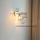 DecorBites™ Glass Wall Light Sconce Modern Nordic Bedside Lamp Aisle Hallway Balcony Lighting