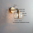 DecorBites™ Glass Wall Light Sconce Modern Nordic Bedside Lamp Aisle Hallway Balcony Lighting
