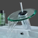 DecorBites™ Glass Waterfall Basin Sink Faucet