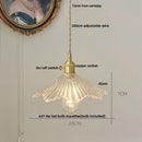 DecorBites™ Glass & Wood LED Pendant Lights for Home Decor & Restaurant Lighting