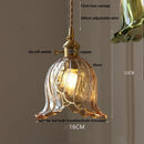 DecorBites™ Glass & Wood LED Pendant Lights for Home Decor & Restaurant Lighting