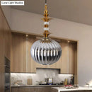 Chrome Copper Pendant Light