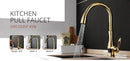 DecorBites™ Gold Brass Basin Faucet for Bathroom Sink