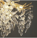 DecorBites™ Gold Crystal LED Chandeliers for Home Lighting