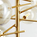 DecorBites™ Gold Glass Bubble Chandelier for Dining Room