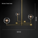 DecorBites™ Gold Glass Bubble Chandelier for Dining Room