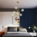 DecorBites™ Gold Glass Bubble Chandelier for Dining Room