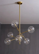 DecorBites™ Gold Glass Bubble Chandelier for Dining Room