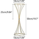 DecorBites™ Gold Iron Flower Vases - Wedding Decor
