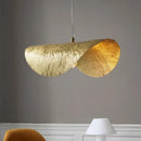 DecorBites™ Gold Lotus Leaf Pendant Light - Modern LED Chandelier