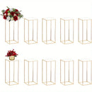 Gold Metal Flower Stand