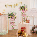 DecorBites™ Gold Metal Vase Set for Home Events