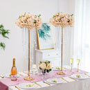 DecorBites™ Gold Metal Vases Set, Elegant 29.6" Height