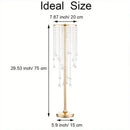 DecorBites™ Gold Metal Vases Set, Elegant 29.6" Height