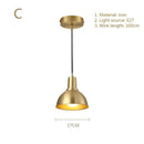 Decorbites gold modern pendant light glass filament dining room