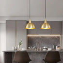 Decorbites gold modern pendant light glass filament dining room