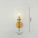 Decorbites gold plated nordic living room chandelier with glass shades