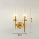 Decorbites gold plated nordic living room chandelier with glass shades
