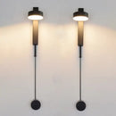 DecorBites™ Gold Wall Lamp with Dimmer Switch