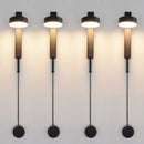 DecorBites™ Gold Wall Lamp with Dimmer Switch