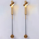 DecorBites™ Gold Wall Lamp with Dimmer Switch