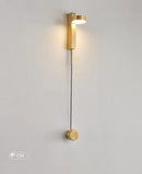 DecorBites™ Gold Wall Lamp with Dimmer Switch