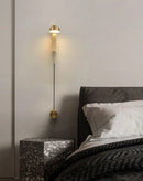 DecorBites™ Gold Wall Lamp with Dimmer Switch