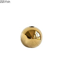 DecorBites™ Golden Ball Ceramic Vase Home Decor