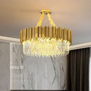Decorbites golden luxury led crystal chandelier living room light