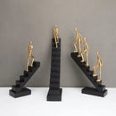 DecorBites™ Golden Man Climber Staircase Abstract Sculpture Home Decor Ornaments