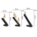 DecorBites™ Golden Man Climber Staircase Abstract Sculpture Home Decor Ornaments