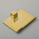Decorbites golden plated ornate tray toilet paper holder bathroom