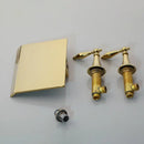 Decorbites golden plated ornate tray toilet paper holder bathroom