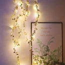 DecorBites™ Golden Silver Leaf Fairy Lights for Events