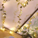 DecorBites™ Golden Silver Leaf Fairy Lights for Events